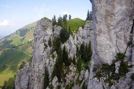Musenalp - Can you spot the 2 rock climbers?